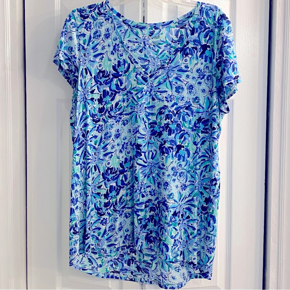 Lilly Pulitzer Etta top XL EUC